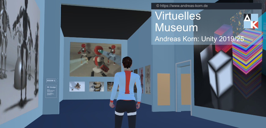 Andreas U. Korn - Unity Game Virtuelles Museum (2018/2025)