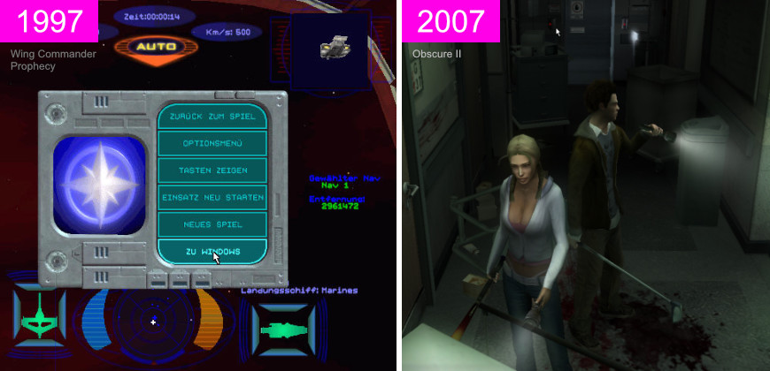 Andreas U. Korn - Computer Games Wing Commander Prophecy 1997 und Obscure II 2007