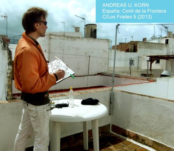 Andreas U. Korn in Conil de la Frontera, Spanien, 2013