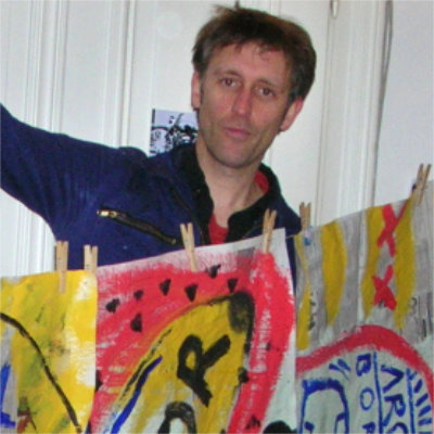 Andreas U. Korn im Bonner Atelier