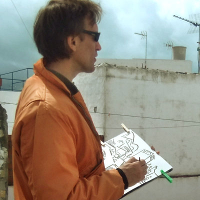 Andreas U. Korn im spanischen Conil de la Frtontera