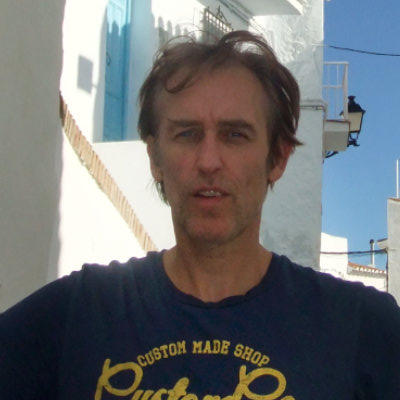 Andreas U. Korn im spanischen Berdorf Frigiliana