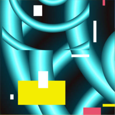 Andreas Korn - blaue Spiralschlingen
