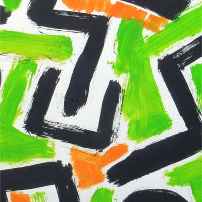 Andreas Korn: Artproduktion (Kunstraum - Acryl im Bonner Atelier)