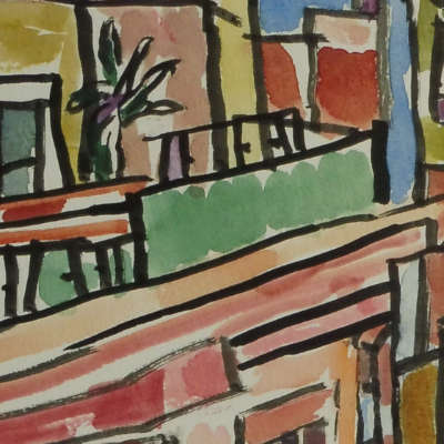 Andreas Korn: Artproduktion (Tarragona) Andreas Korn: Artproduktion (Kunstraum - Aquarell in Tarragona)