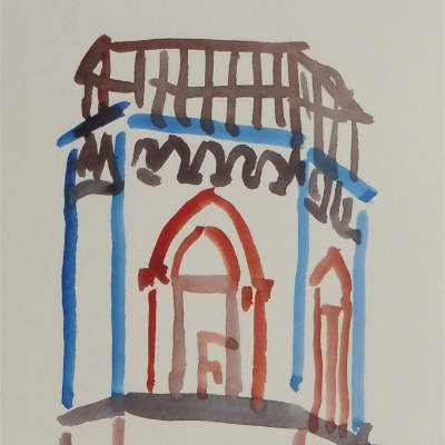Andreas Korn: Artproduktion (Tarragona) Andreas Korn: Artproduktion (Kunstraum - Aquarell in Tarragona)
