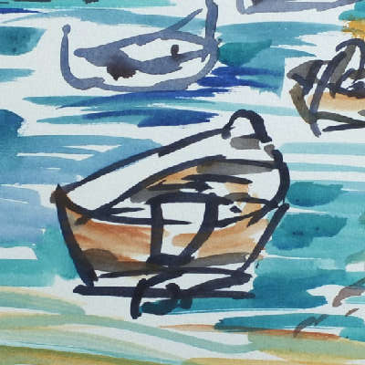 Andreas-Korn-Aquarell-Spanienreise-Cadiz-02-12-23-13 Andreas Korn: Artproduktion (Kunstraum - Aquarell)