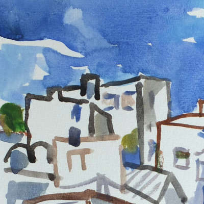 Andreas-Korn-Aquarell-Spanienreise-Conil-01-12-23-10 Andreas Korn: Artproduktion (Kunstraum - Aquarell)