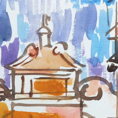 Andreas-Korn-Aquarell-Spanienreise-Malaga-26-11-23-01 Andreas Korn: Artproduktion (Kunstraum - Aquarell)