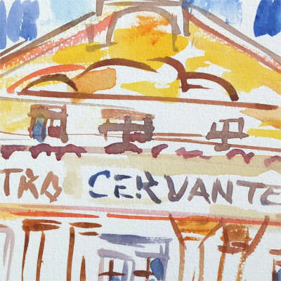 Andreas-Korn-Aquarell-Spanienreise-Malaga-26-11-23-03 Andreas Korn: Artproduktion (Kunstraum - Aquarell)