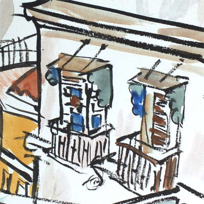 Andreas-Korn-Aquarell-Spanienreise-Tarifa-29-11-23-06 Andreas Korn: Artproduktion (Kunstraum - Aquarell)